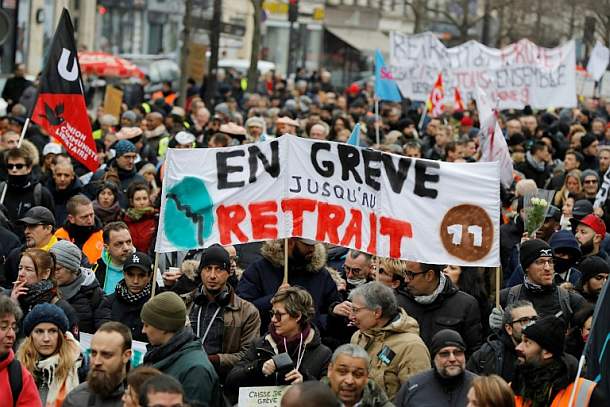 Neuer Aufruf zu Massenprotesten gegen Rentenreform in Frankreich