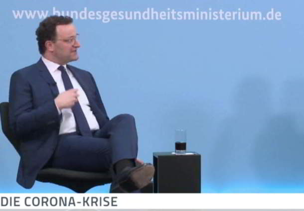 Bürgerdialog mit Spahn zur Corona-Lage