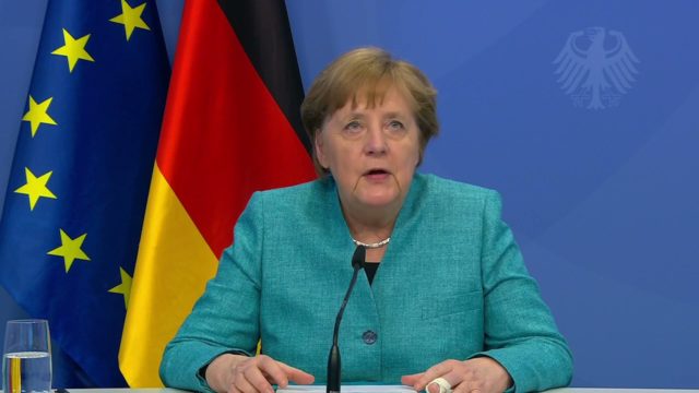 Merkel würdigt Arbeit von Franziska Giffey