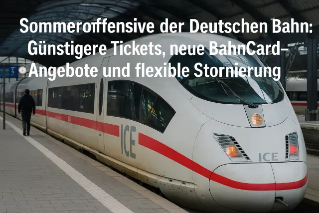 Bahn startet Sommer Rabatt Offensive mit neuen Angeboten