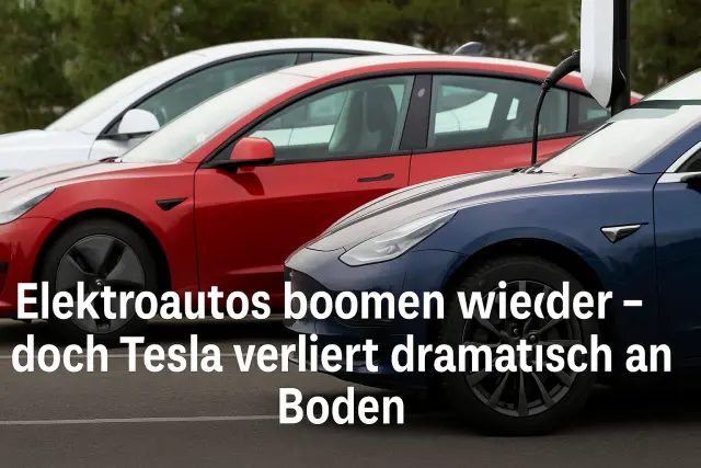 Elektroautos boomen wieder – Tesla verliert dramatisch an Boden