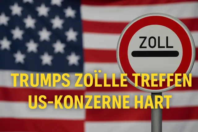 Trumps Zölle treffen US Konzerne hart: Apple, McDonald’s in Sorge