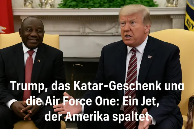Trump, Katar & der Jet: Skandal um Air Force One-Geschenk