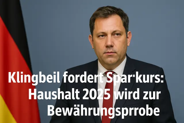 Klingbeil fordert Sparkurs: Haushalt wird zur Bewährungsprobe