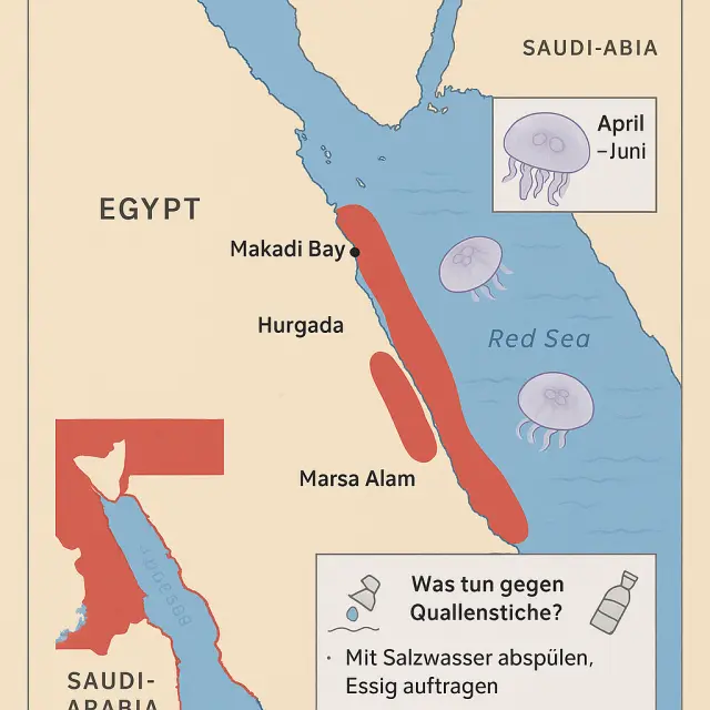 Ohrenquallen, Makadi Bay, Quallenplage Ägypten, Quallenwarnung, Badeurlaub Ägypten 2025, Quallen Rotes Meer, Aurelia aurita, Tourismus Makadi Bay, Urlaubsregion Ägypten Makadi Bay,Reise News,Quallenplage Ägypten, Quallenwarnung