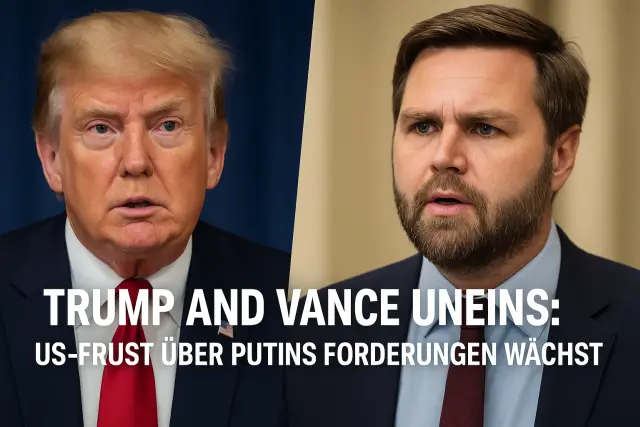 Trump & Vance uneins: US-Frust über Putins Forderungen wächst