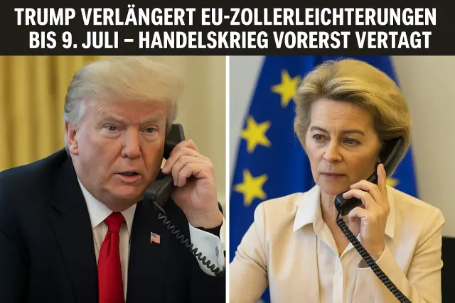 Trump verschiebt EU-Zölle auf den 9. Juli