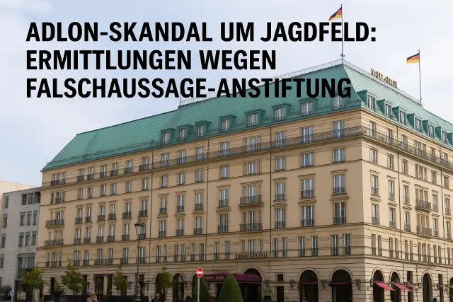 Jagdfeld unter Druck: Ermittlungen im Adlon-Skandal