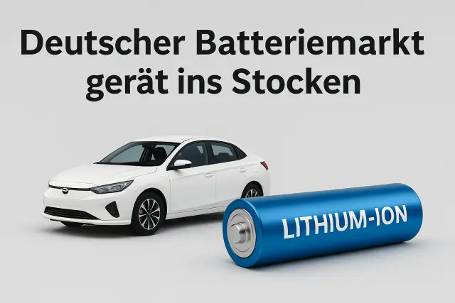 Batteriemarkt bricht ein, Hoffnung für 2025 wächst