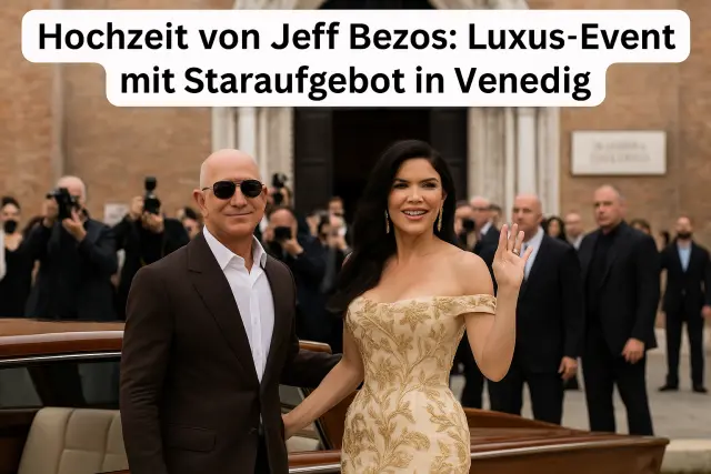 Jeff Bezos feiert Mega-Hochzeit mit Stars in Venedig