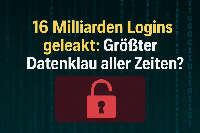 Größter Datenleak? 16 Mrd. Zugangsdaten entdeckt