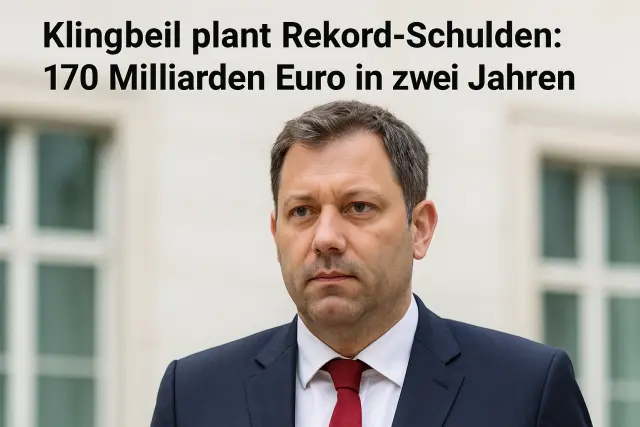 Klingbeil: 170 Milliarden neue Schulden bis 2026