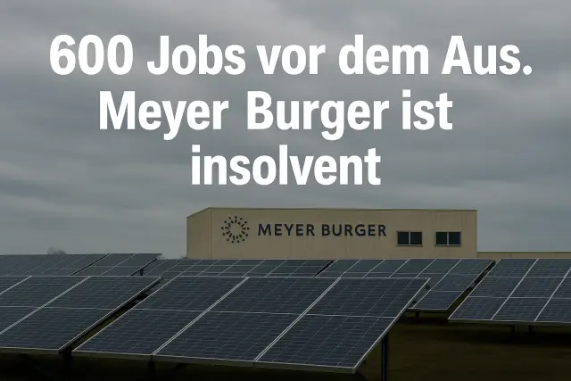 Meyer Burger meldet Insolvenz in Deutschland an