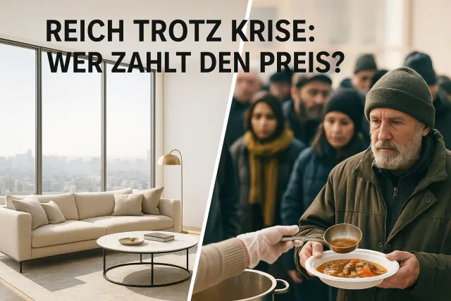 Mehr Millionäre trotz Krise: Droht soziale Spaltung?