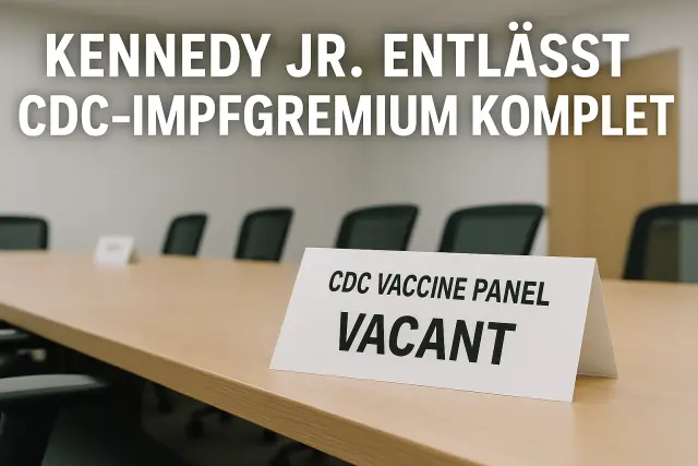 Kennedy Jr. entlässt CDC-Impfgremium komplett
