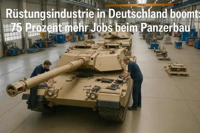 Panzer statt Pflege? Rüstungsjobs boomen in Deutschland