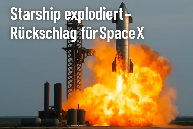 SpaceX-Starship explodiert bei Test in Texas