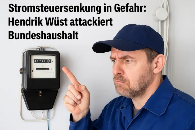 Wüst warnt: Stromsteuersenkung droht zu scheitern