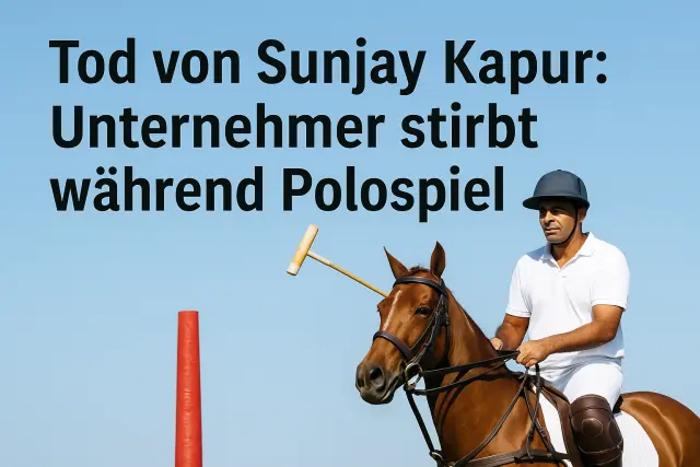 Sunjay Kapur stirbt bei Polo-Match nach Bienenstich