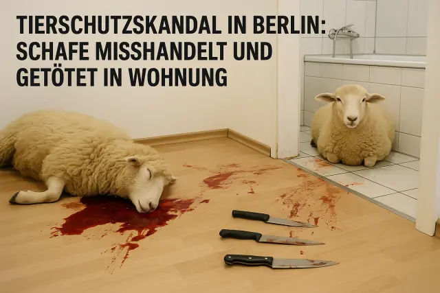 Berlin: Schafe in Wohnung gequält und getötet