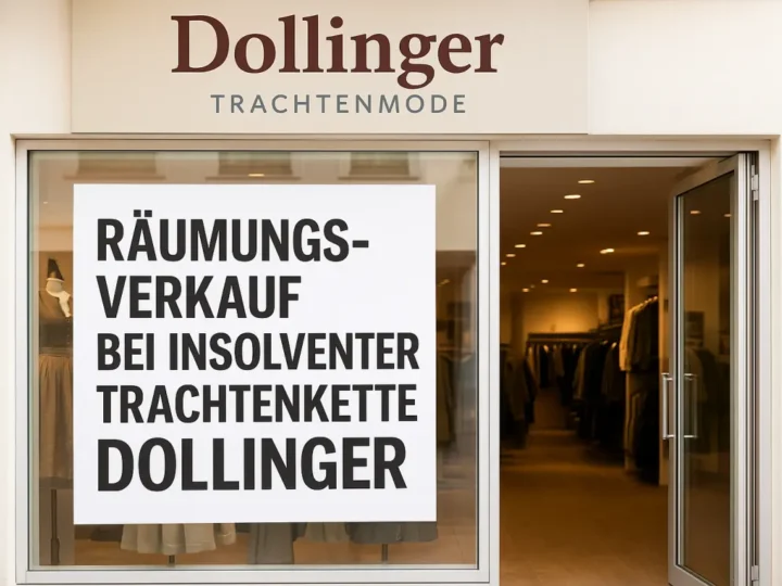 Dollinger: Trachtenkette schließt alle Filialen