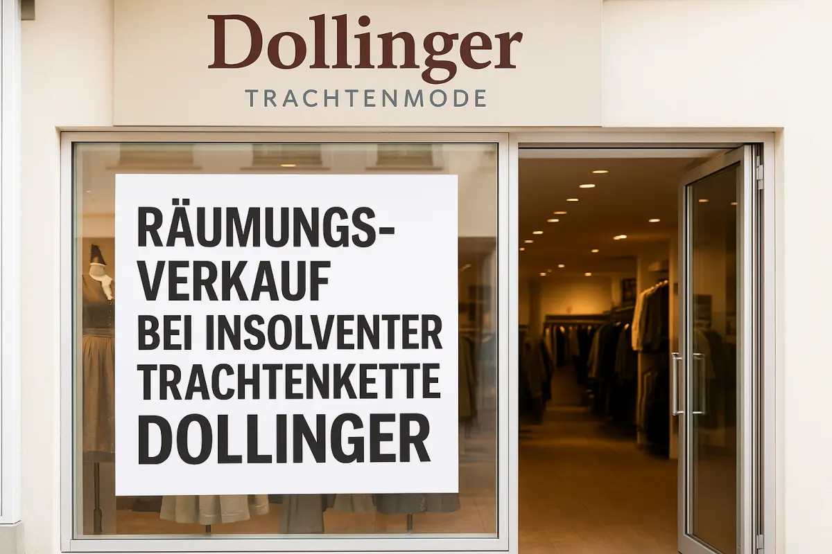 Dollinger: Trachtenkette schließt alle Filialen