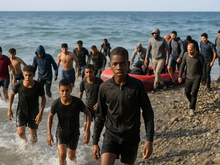 Kinder fliehen übers Meer nach Ceuta, Lager überfüllt
