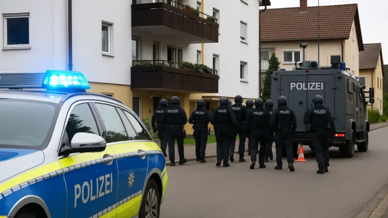SEK-Einsatz in Leonberg: Mann feuert auf Passanten