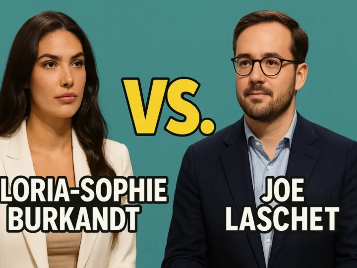 Gloria Burkandt trifft Joe Laschet im TV-Duell