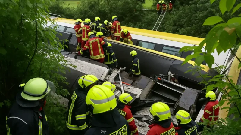 Zugunglück in Riedlingen: Drei Tote, viele Verletzte