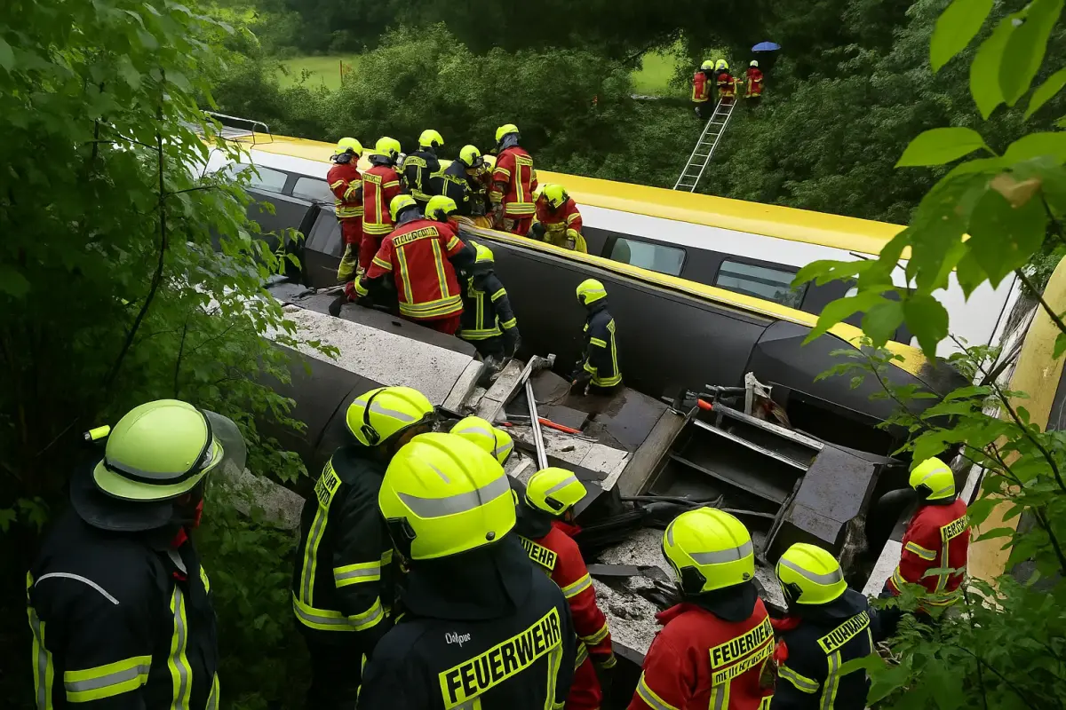 Zugunglück in Riedlingen: Drei Tote, viele Verletzte