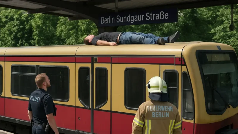 Toter auf S-Bahn-Dach erneut Unfall in Berlin