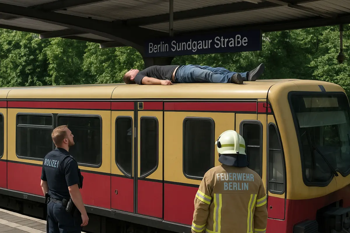 Toter auf S-Bahn-Dach erneut Unfall in Berlin