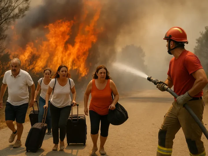 Feuer in Türkei: Waldbrände bedrohen Urlaubsregion