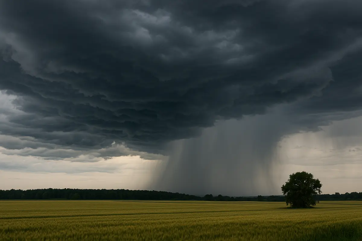 Tiefdruckgebiet bringt Unwetter nach Deutschland