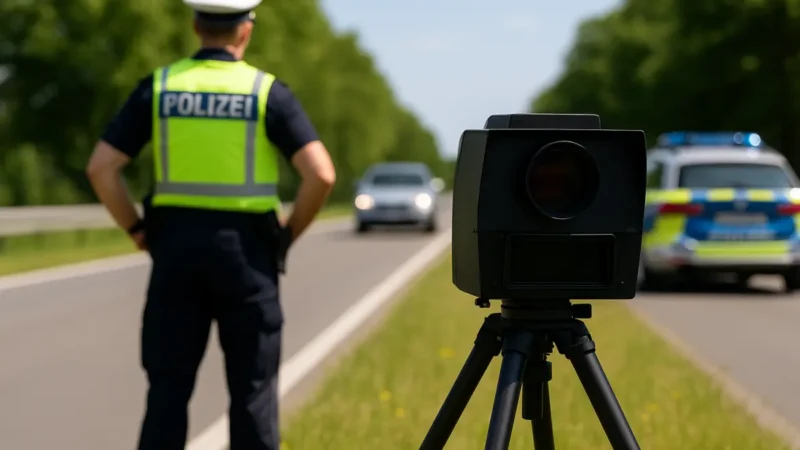 Blitzermarathon: Polizei kontrolliert jetzt verstärkt Tempo
