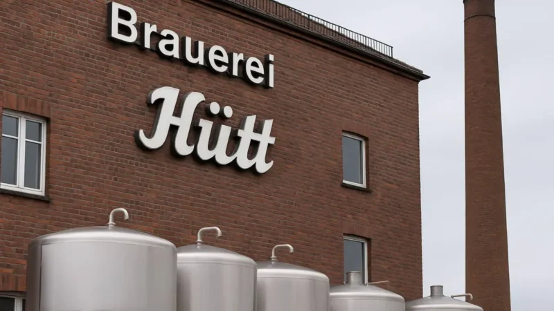 Brauerei Hütt vor dem Ende