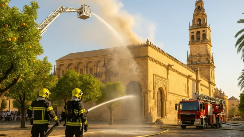 Córdoba: Feuer in Moschee-Kathedrale gebannt