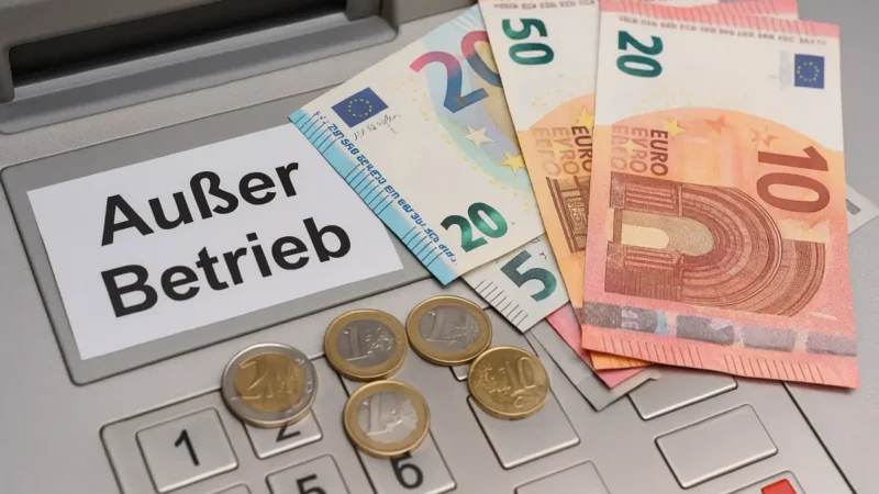 DKB stellt Automaten ein, Einzahlen wird teuer