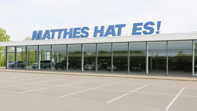Auto-Riese in NRW insolvent: Matthes ist Geschichte