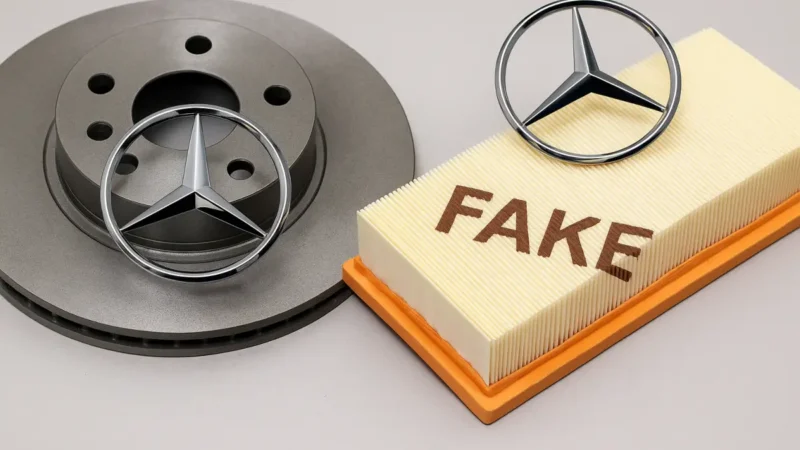 Gefälschte Mercedes-Teile: Die tödliche Gefahr