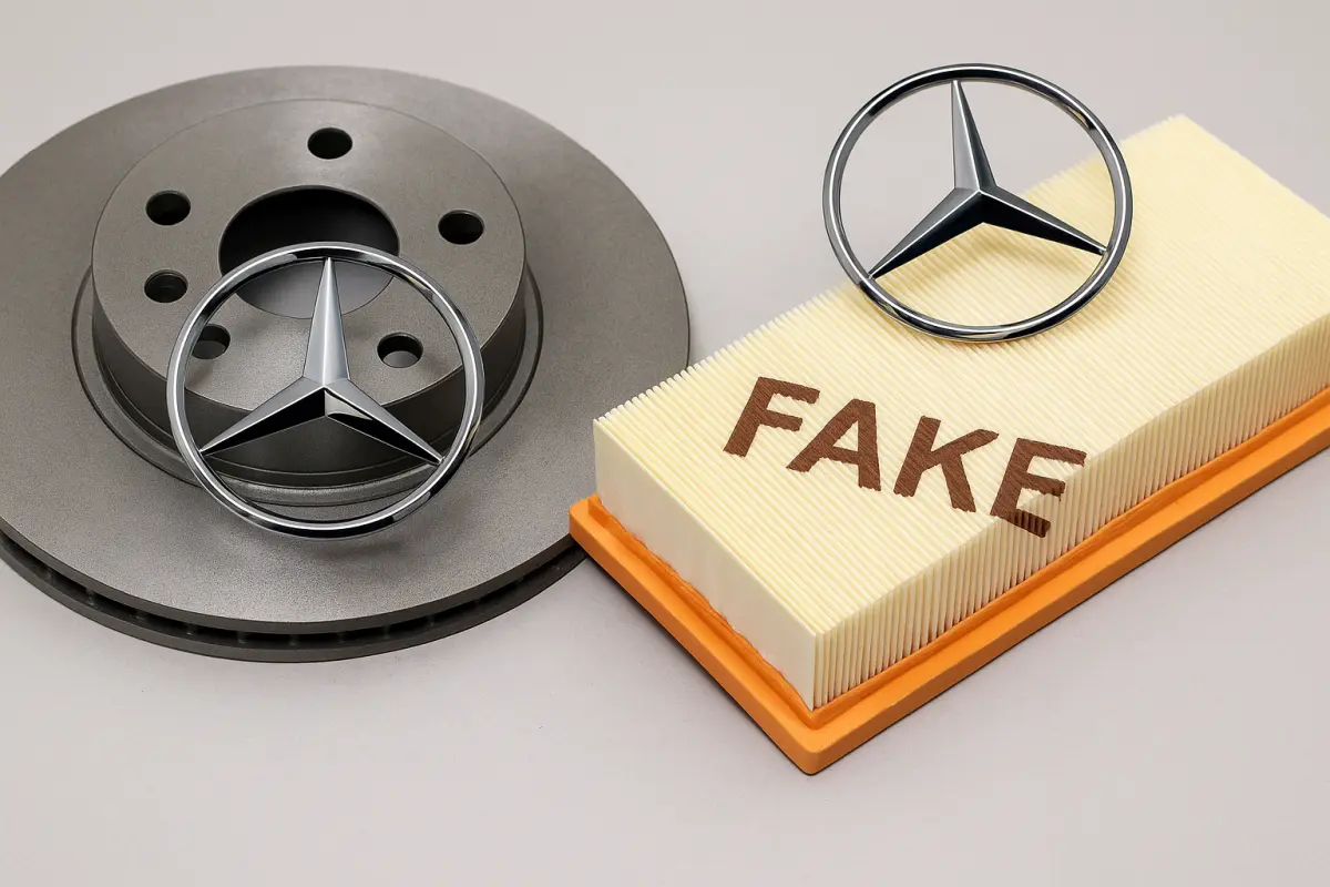 Gefälschte Mercedes-Teile: Die tödliche Gefahr