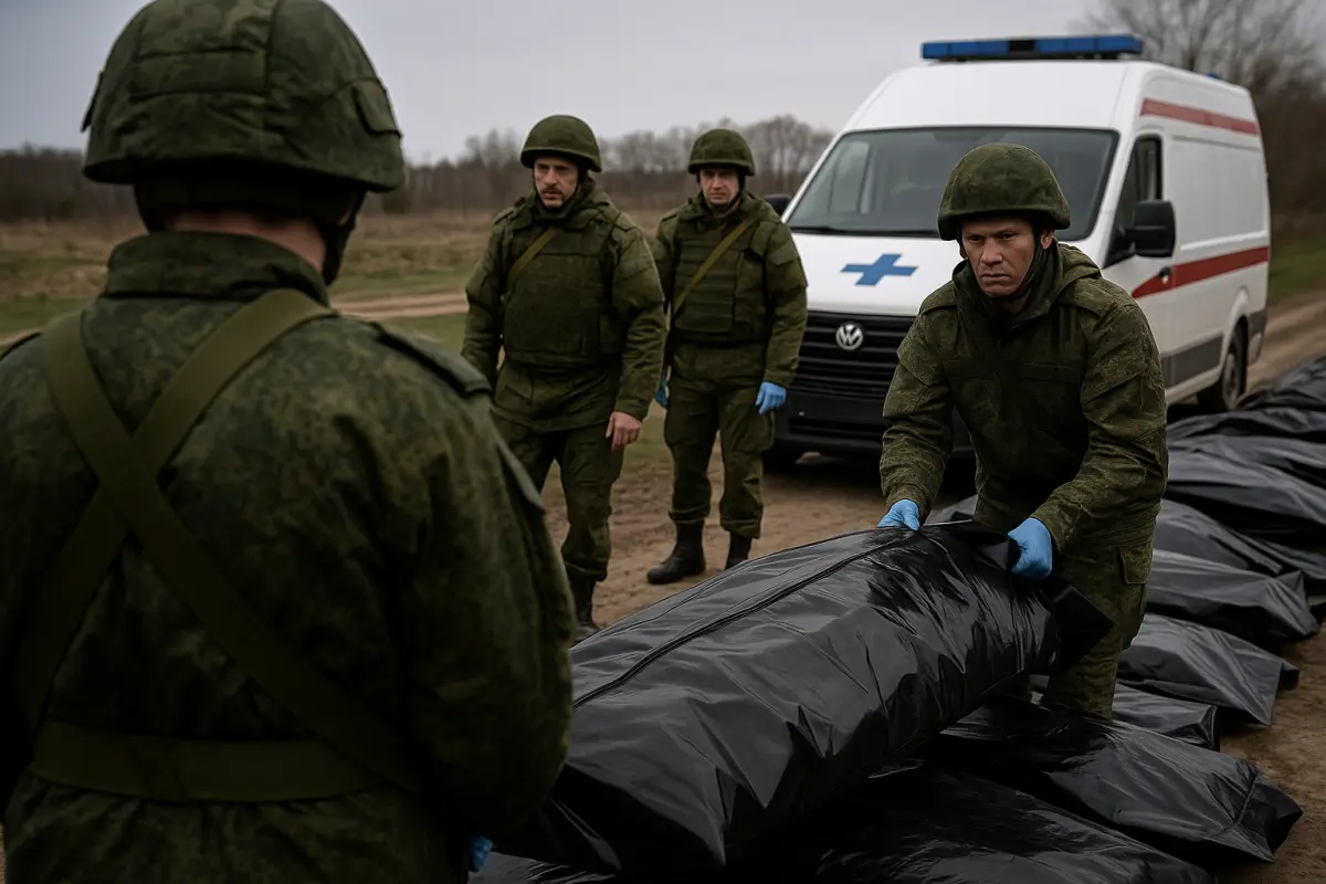 Russland übergibt Ukraine 1.000 Soldatenleichen