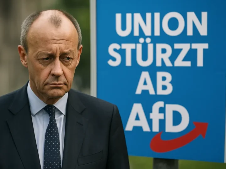 Union stürzt ab, AfD fast gleichauf