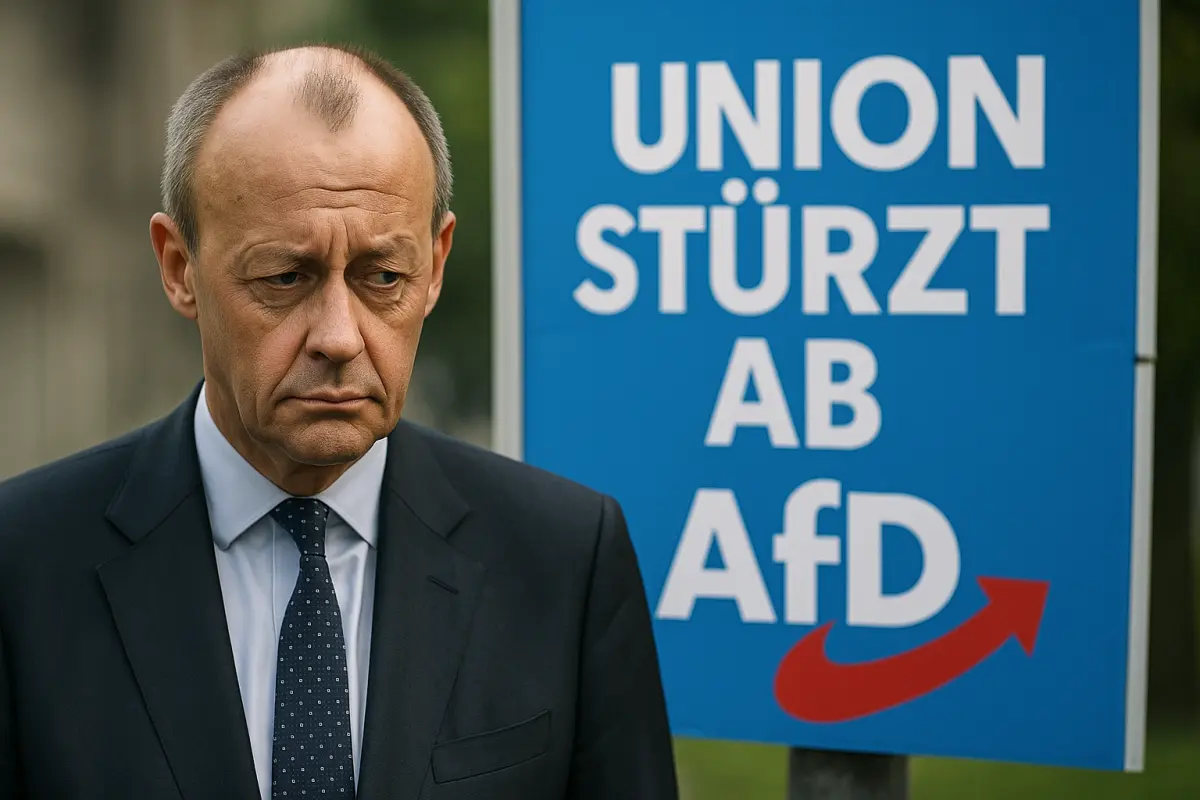 Union stürzt ab, AfD fast gleichauf
