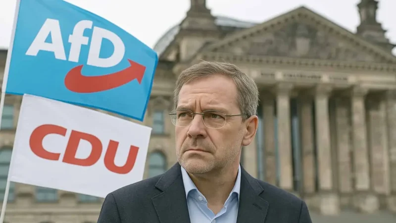 AfD gleichauf mit Union im Politbarometer