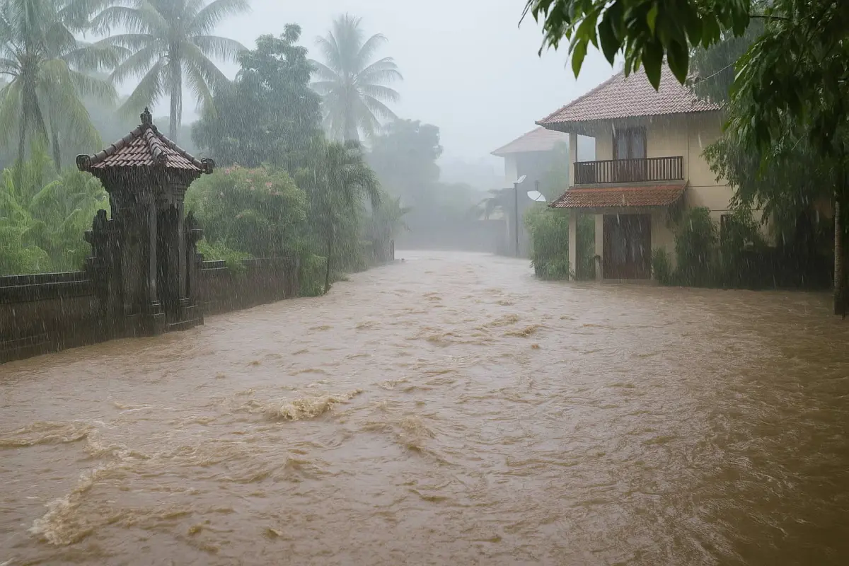 Unwetter auf Bali: Rechte für Urlauber im Notstand