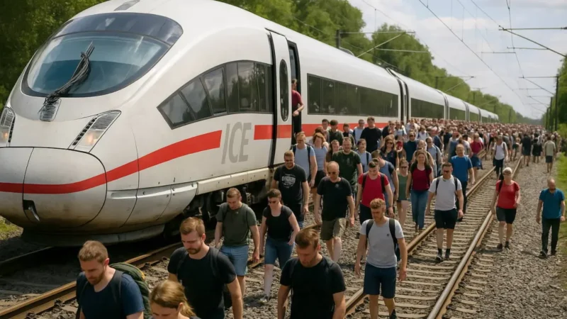 Betrunkener legt ICE-Strecke bei Hannover lahm