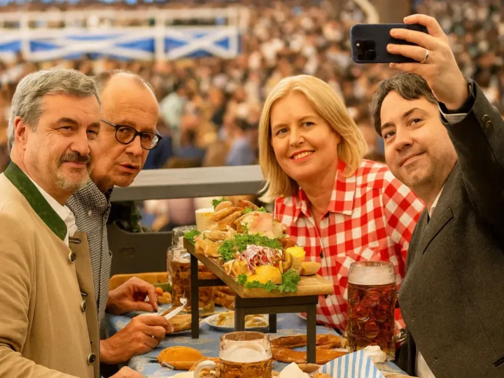 Merz überrascht auf dem Oktoberfest