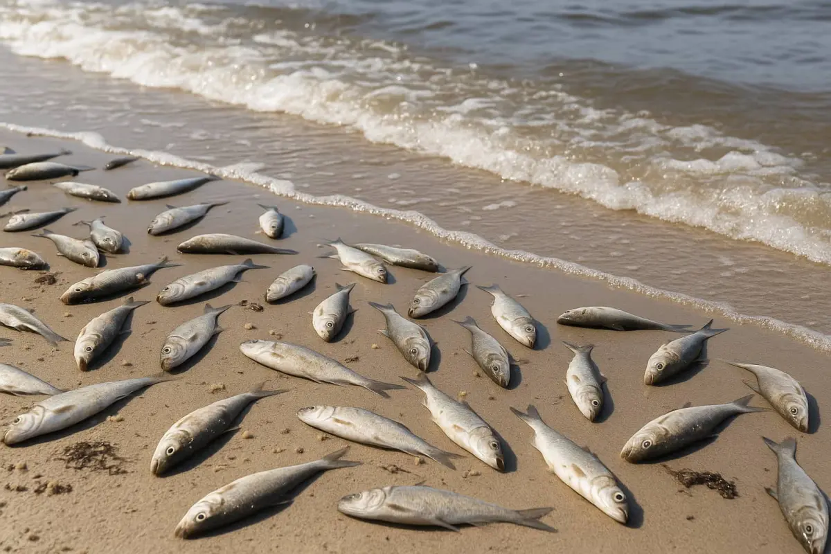 Fischsterben an der Ostsee: Polizei beruhigt